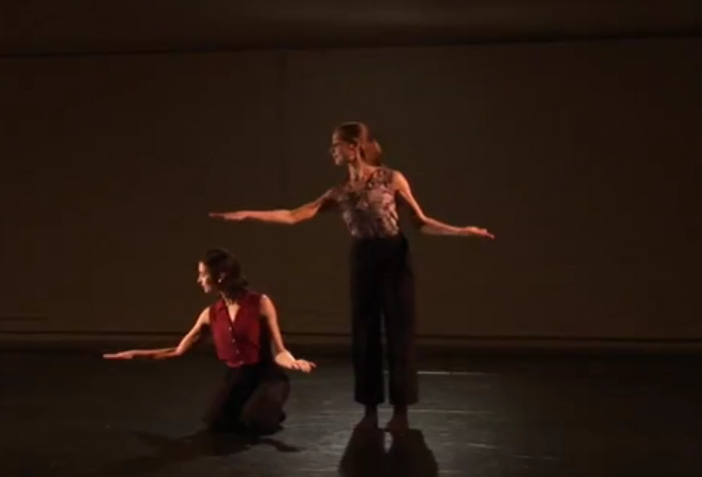 Yanaëlle Thiran and Ruby Embley in 'Bonjour Cécile'. London, 19/03/2014