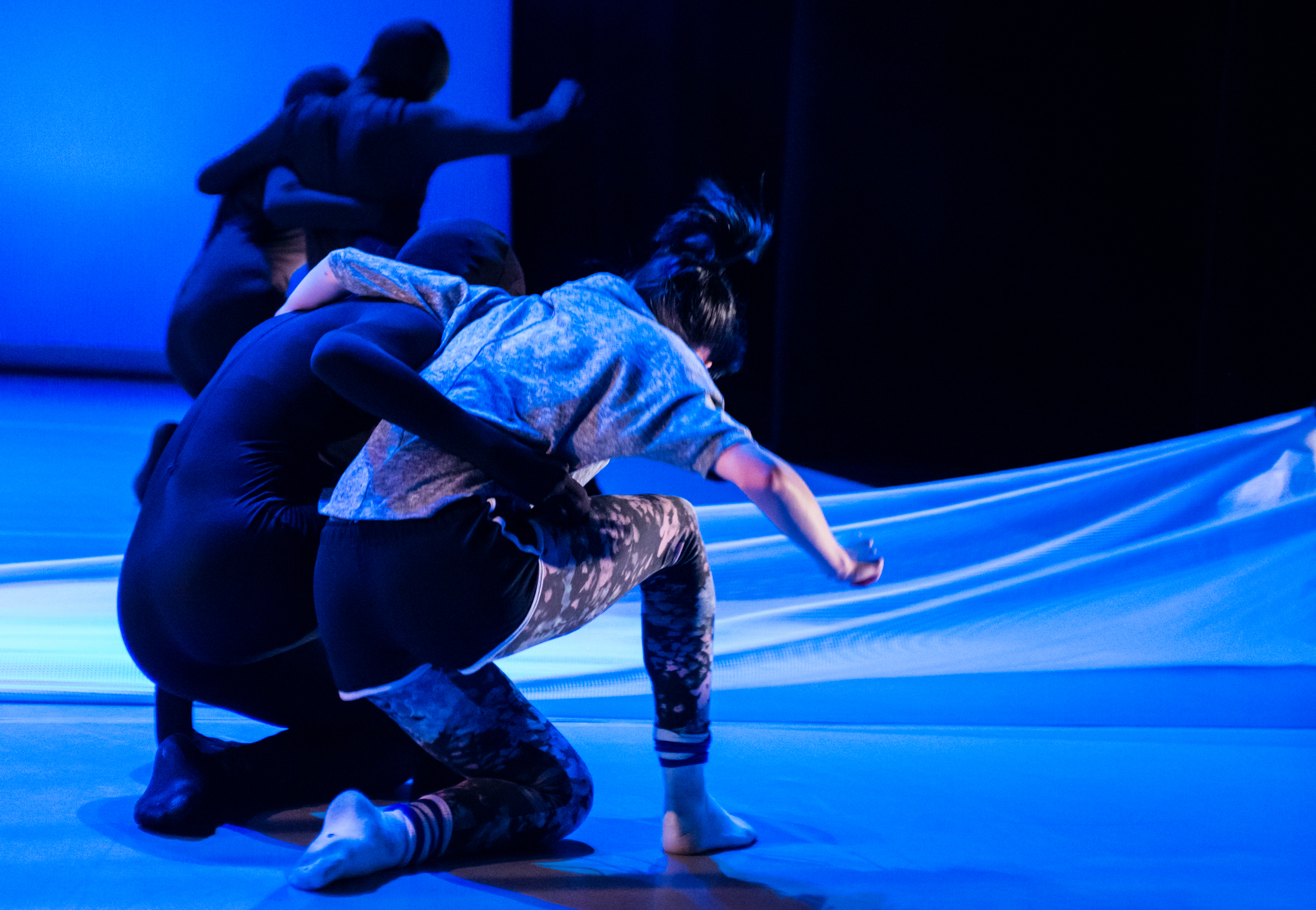 Yanaëlle Thiran and Ellis Saul in 'There, There Stranger' by John Ross