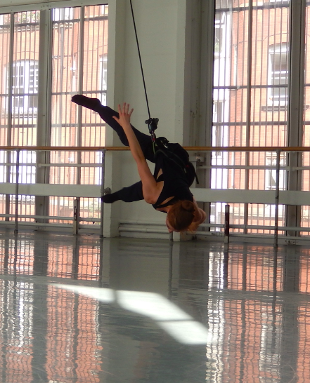 Aerial dance workshop. London, 04/07/2014.