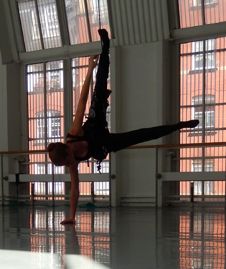 Aerial dance workshop. London, 04/07/2014.