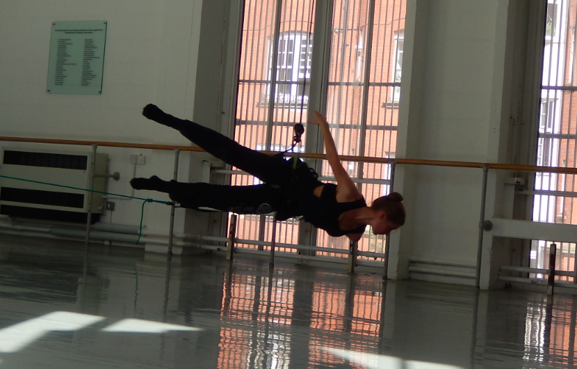 Aerial dance workshop. London, 04/07/2014.