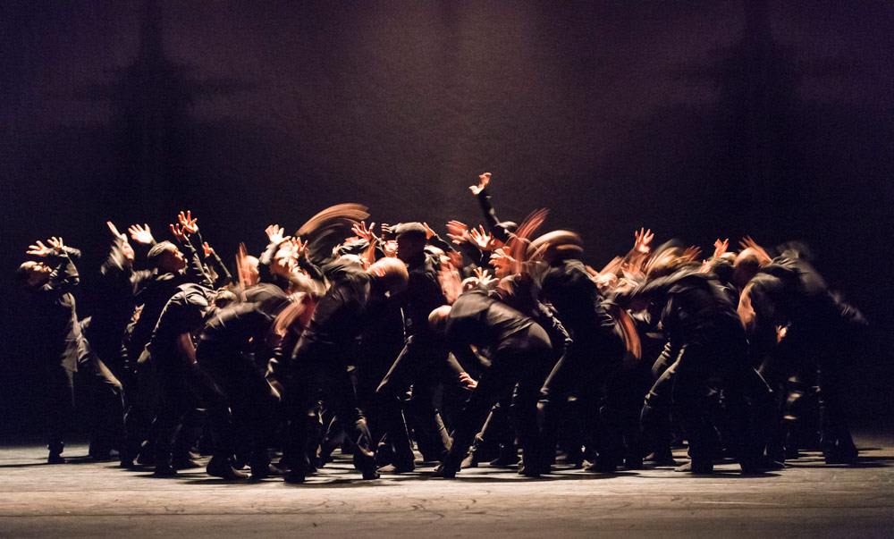 'Polaris' by Crystal Pite. Sadler's Wells Theatre, London, 30 October 2014. Foteini Christofilopoulou.