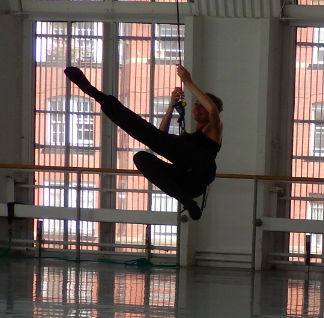 Aerial dance workshop. London, 04/07/2014