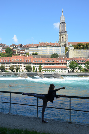 Aar-abesque à Berne. 06/09/2014