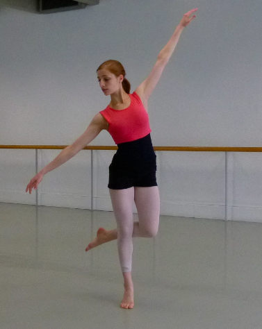 Yanaëlle en équilibre. London, 11/05/2013