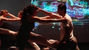 2016-04-11 Rehearsal for "Collegamenti" at Leggere Strutture Art Factory