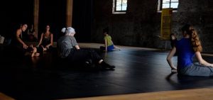 Rehearsals with Adriana Borriello, at the Arsenale, in Venice. June 2016