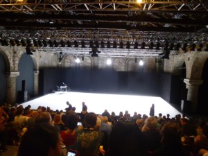 The Teatro alle Tese, right before the première of "Sunny" by Emanuel Gat. Venice, 17/06/2016