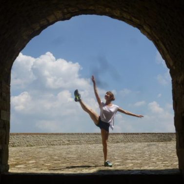 Yanaëlle danse in San Leo, Italy. 27/07/2016
