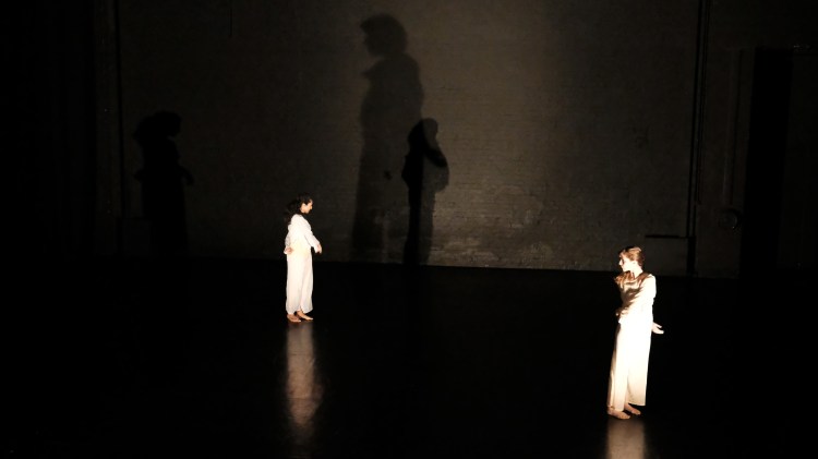 'Swapping Shadows' at The Place's Resolution festival, 23/01/2018. Photo by Madeleine Elliott DSCF3598