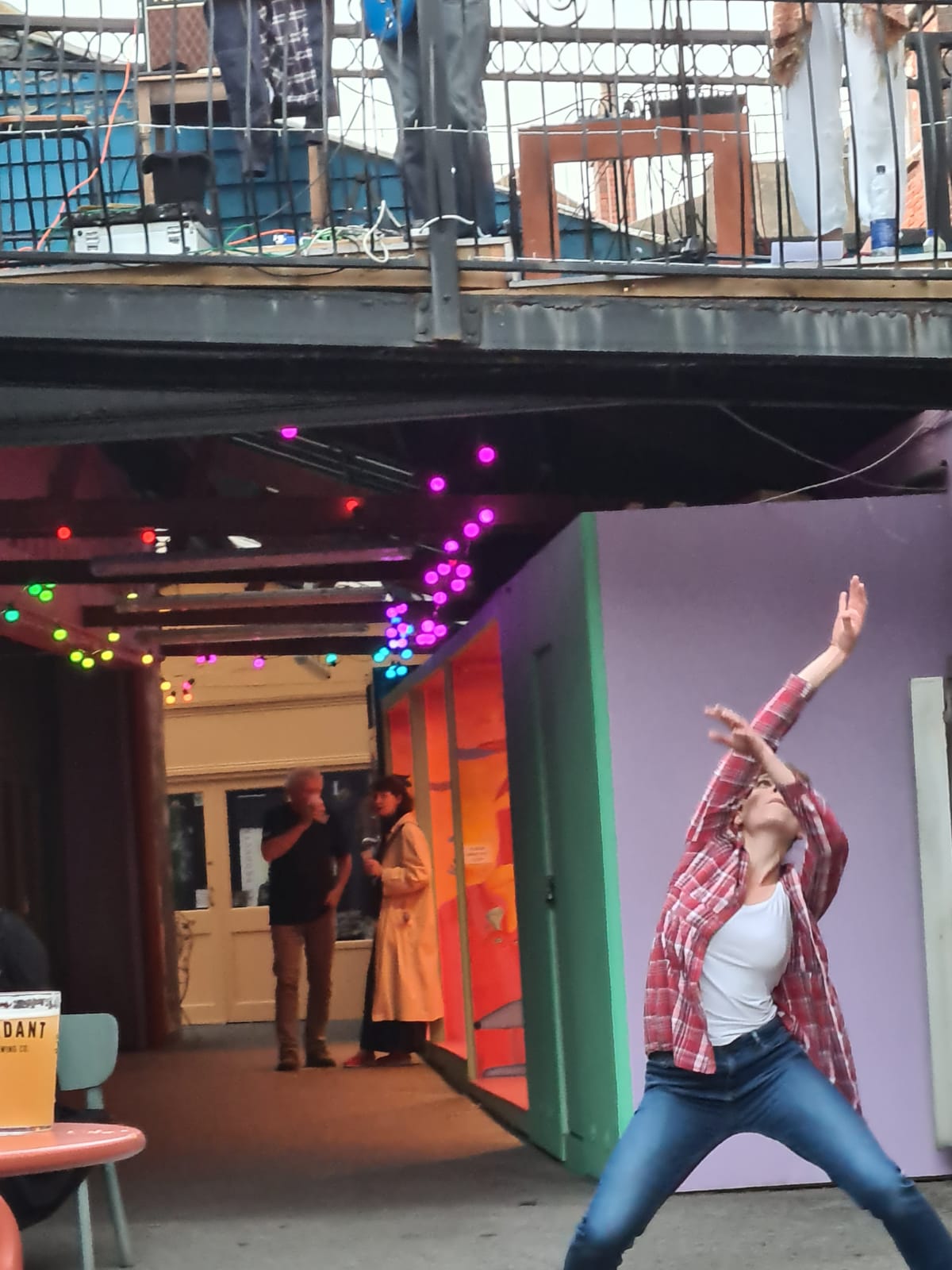 Column258 and Yanaëlle Thiran at St Andrew's Mews, Hastings (01/07/2023)